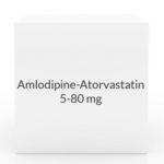 Amlodipine-Atorvastatin 5-80mg Tablets - 30 Count Bottle - 1 Tablets