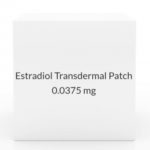 Estradiol Transdermal Patch 0.0375mg/Day (Pack of 4) Once Weekly - 1 Paquet - 1 Paquet