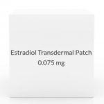 Estradiol Transdermal Patch 0.075mg/Day (Pack of 4) - Once Weekly - 1 Paquet - 1 Paquet