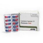 Phalexin Capsule (Cefalexin) 500 mg - 30-comprimes