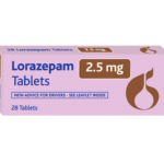 Lorazepam Genus 2.5 mg - 2-5-mg - 32-pills
